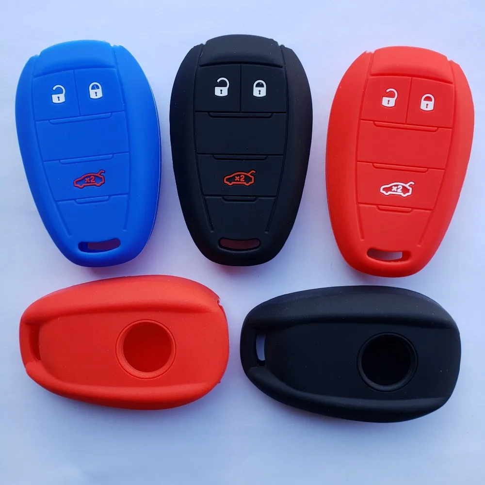 Чехол для автомобильного ключа Alfa Romeo силиконовый защитный чехол Smart Skin с 3
