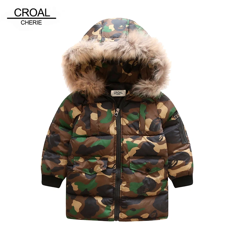Зимняя Детская куртка с капюшоном и натуральным мехом 80 130 см|jacket for teenagers|winter children