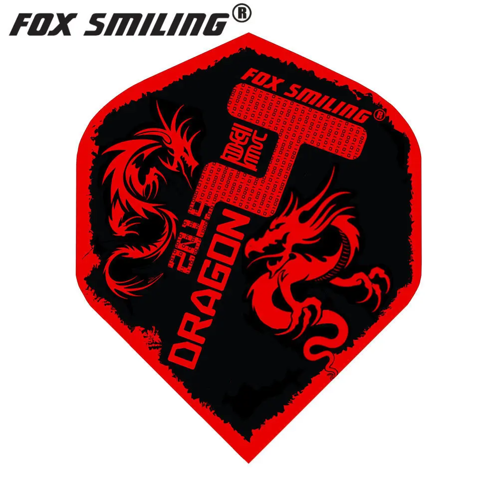 Fox Smiling 30 шт. дротика ПОЛЕТЫ Дартс из ПЭТ полеты профессиональные аксессуары для игры в дартс дардо перо Листья