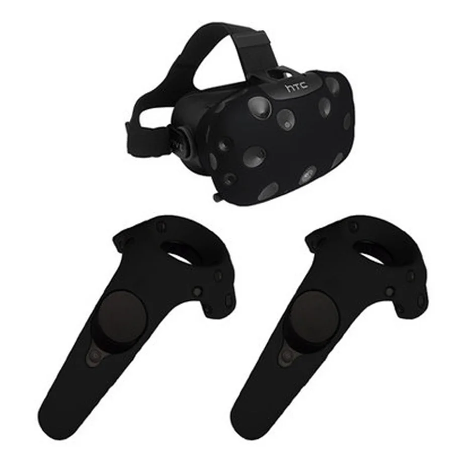 Силиконовый чехол с ручкой контроллера защитный для HTC Vive VR противоскользящая