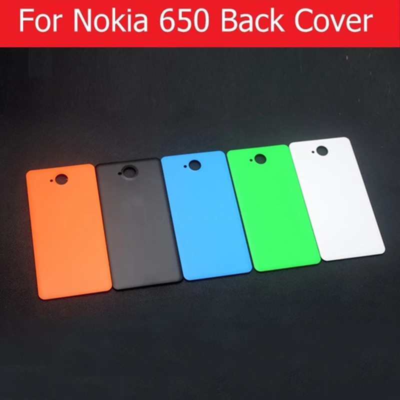 

Best quality Back cover for Nokia 650 back battery door housing for Microsoft lumia nokia 650 rear cover case +1pcs screen film
