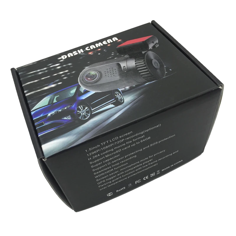 Обновленная версия! Автомобильный видеорегистратор Mini 0801S AIT8328P OV2710 HD 1080P с GPS|car