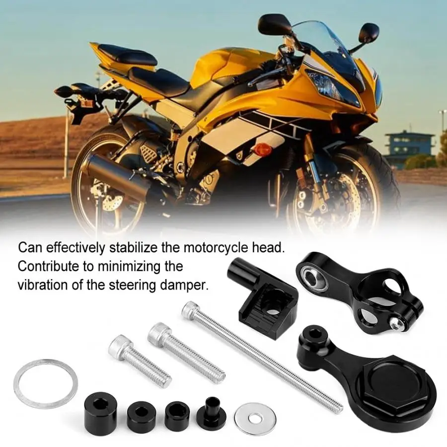 Мотоцикл CNC рулевой демпфер Монтажный кронштейн комплект для Yamaha YZF R6 2006 2016 R1 2009 2010