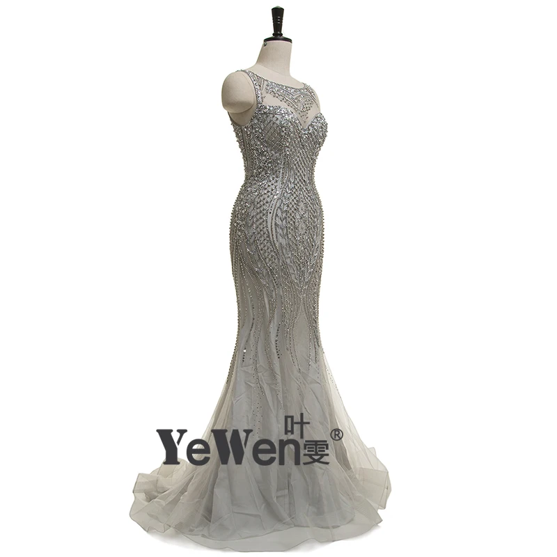 Элегантная Посеребренная труба высокого качества Вечерние платья Формальное