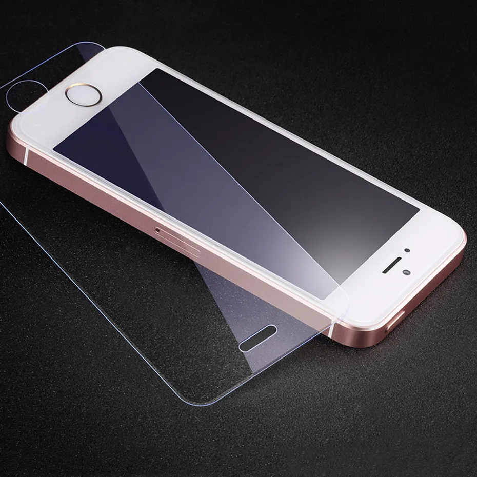 Ультратонкая Защитная пленка для экрана 9H премиум класса iPhone 8 7 6 6S Plus 5 5S se из