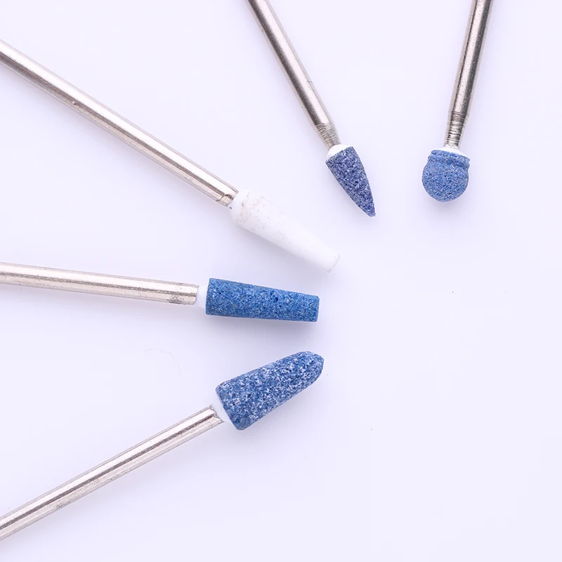 Керамика Qu Книги по искусству z Nail электрические сверла полировки ногтей голову фрезы комплект синий Маникюр Педикюр фреза пилочки книги по искусству