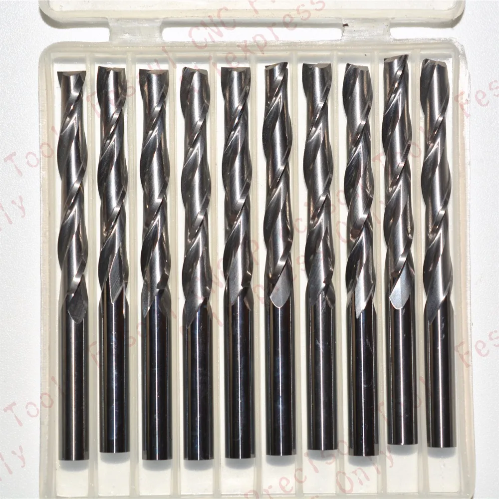 5mm*32mm 10pcs Free shipping 2 Flutes End Mill CNC machine milling Cutter Solid carbide woodworking tool PVC MDF Acrylic wood |