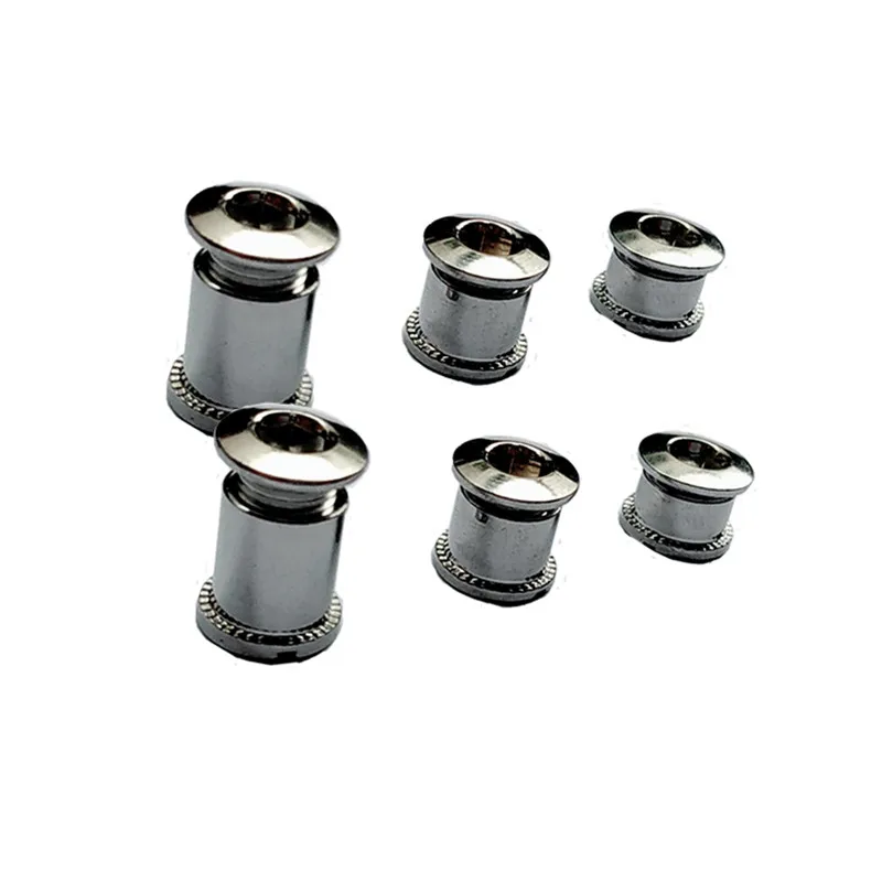 6 шт./лот велосипедный кривошипный стальной звездообразный болт и гайка