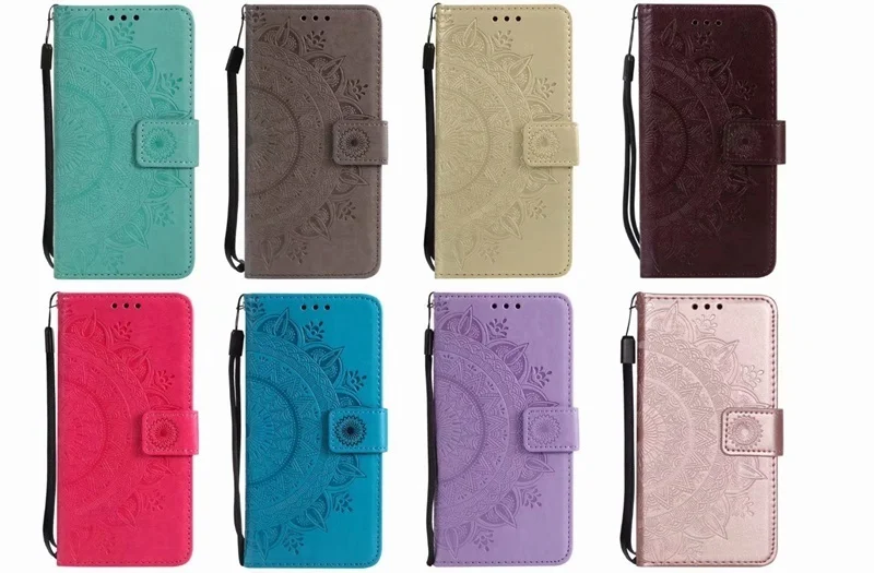 Чехол для телефона Etui, чехол для sony Xperia XA XA1 XA2 XZ XZ1 XZ2 XZ3 Z3 Z5 L1 L2, ультра мини-кошелек с тотемным принтом из искусственной кожи