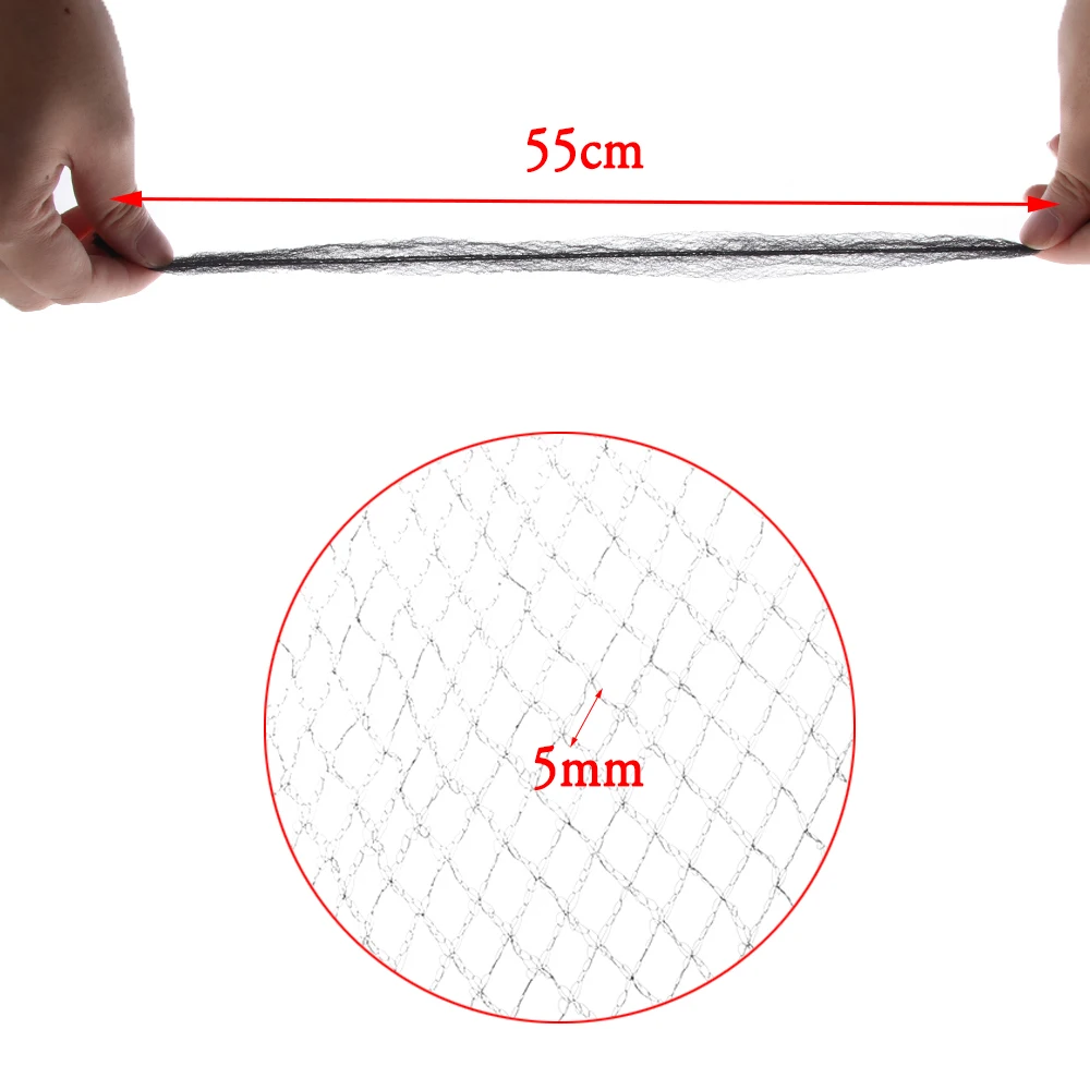 10 шт./пакет невидимые сети для волос с эластичным краем Сетчатое кольцо в стиле