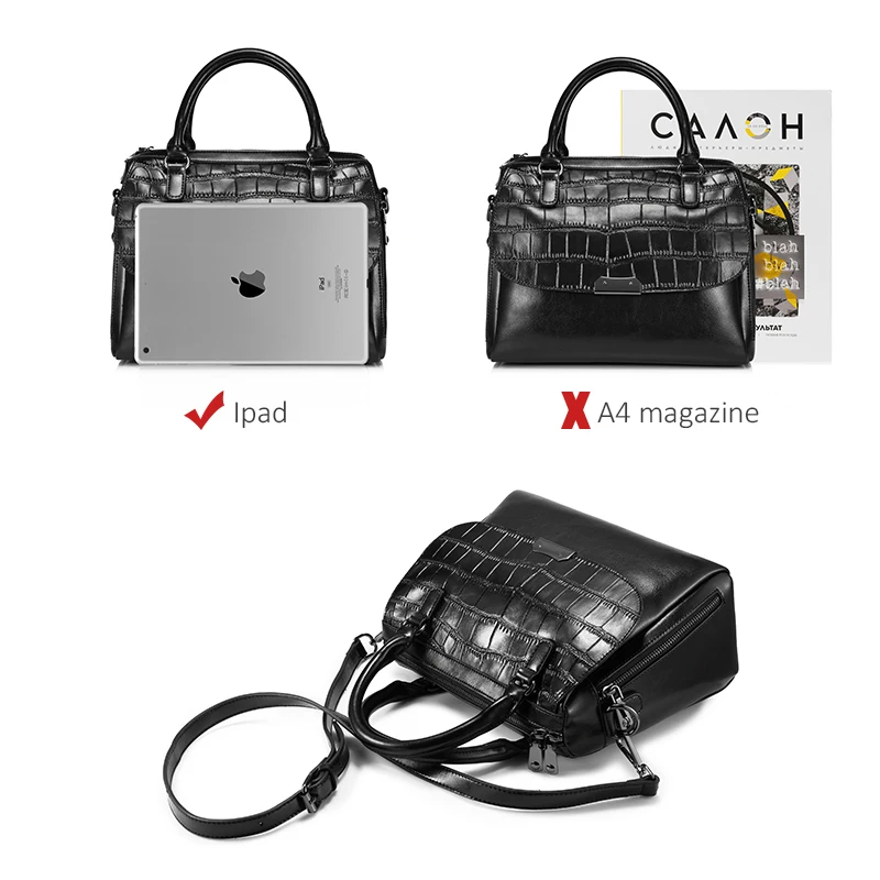 REALER женская сумочка сплит кожа сумка маленькая с короткими ручками через плечо