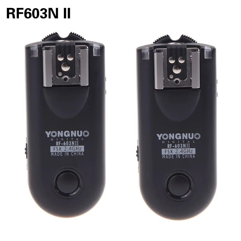 Yongnuo RF 603II N1 беспроводной пульт дистанционного управления триггером трансиверов