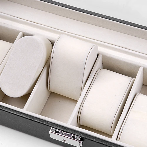 Fanala Watch Box 6 сетки кожаные коробки для часового завода коробка часов ювелирные