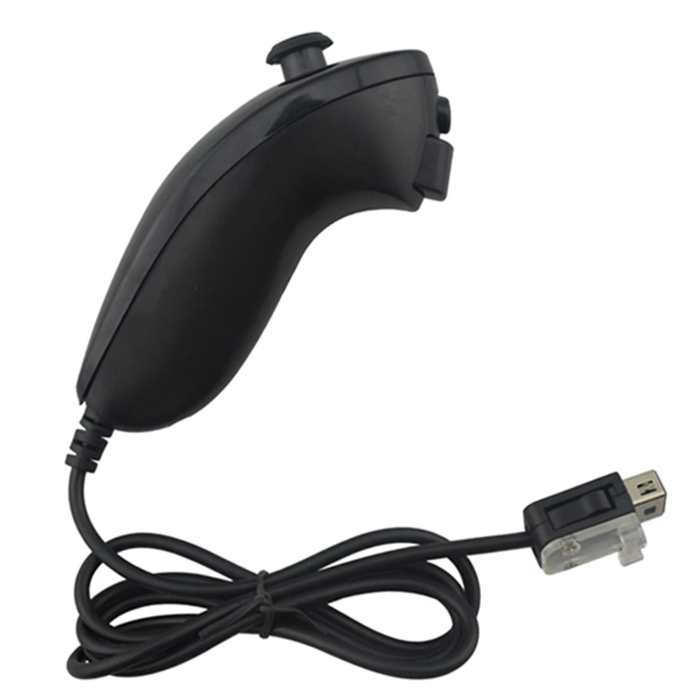 1 шт. пульт дистанционного управления видеоиграми ручка левая рука Nunchuck