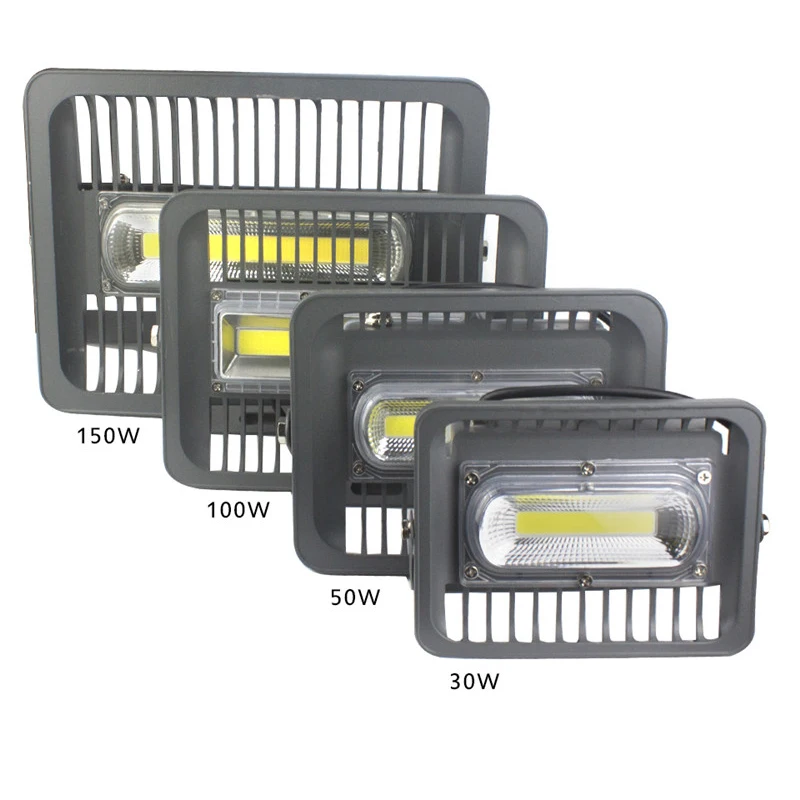 1/Psc LED COB Chip Lamp 30W 50W 70W 100W 150W AC 110V 220V Smart IC Fit For DIY Floodlight Cold White Warm Лампы и освещение