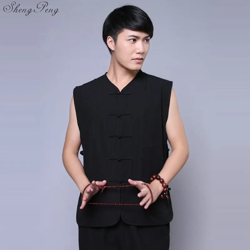 2018 Новый высокое качество традиционная китайская одежда для мужчин лен платье