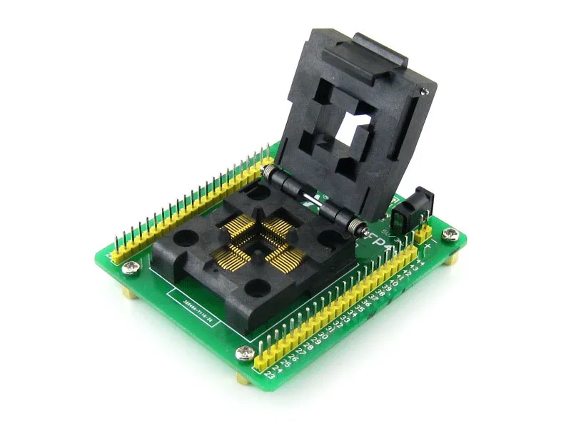 Бесплатная доставка STM8 QFP44 программирующий адаптер IC тестовая розетка для LQFP44