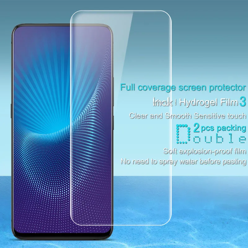 ДЛЯ vivo NEX назад фильм протектор iMAK гидрогель III охвата мягкие Защитная пленка для