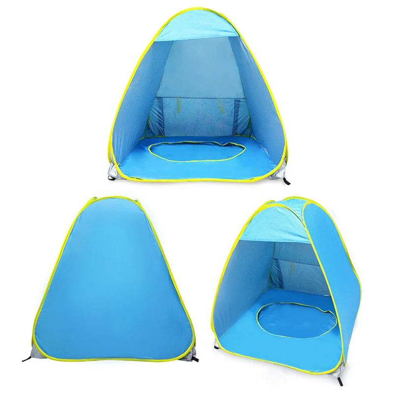ГОРЯЧАЯ Детская наружная Пляжная палатка портативный Мгновенный Всплывающий