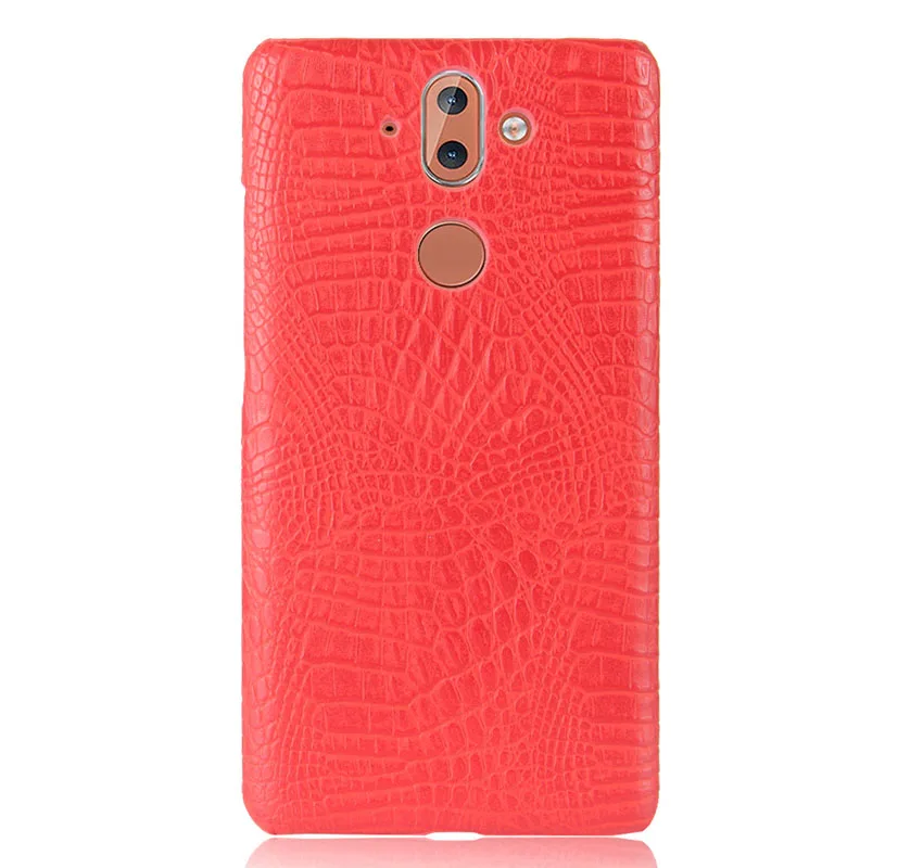 TWTR for Nokia 9 Global Dual mobile screen protectors Cases pc hard shell Cover 5.5&quot Case Crocodile pattern bumper | Мобильные