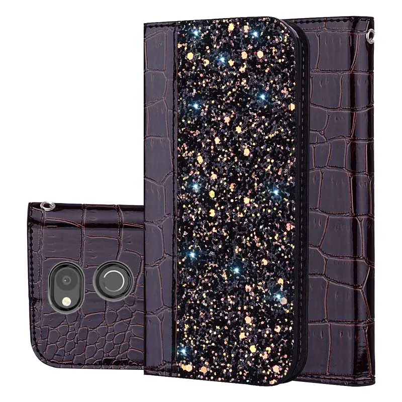 Чехол из крокодиловой кожи для Sony Xperia L2 H4311 чехол с блестками флип L 2 H3311 H3321 H4331