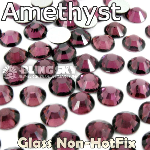Аметист SS3 SS4 SS5 SS6 SS10 SS20 SS30 для дизайна ногтей Стразы, блеск кристалл декор Мода DIY не исправление камень декор Стразы
