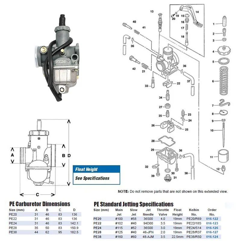 Мотоциклетный карбюратор Alconstar Keihi PZ26 26 мм автомобильный Manu Carb для 125cc CG125 каратинг