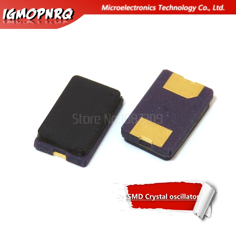 10 шт. 8 МГц 11 0592 12 13 56 16 20 24 2Pin 5032 smd Кварцевый резонатор кристалл|Интегральные схемы|