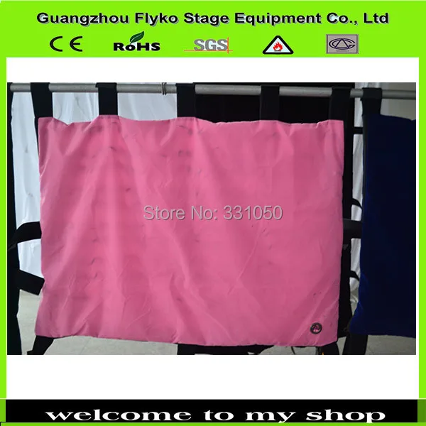 1 квадратный метр двухэтажные противопожарные синий материал LED стадии фон |