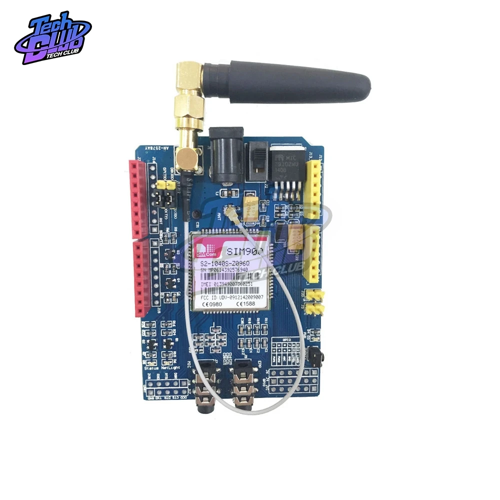 SIM900 850/900/1800/1900 МГц GPRS/GSM V4.0 Беспроводной передачи данных модуль макетной платы