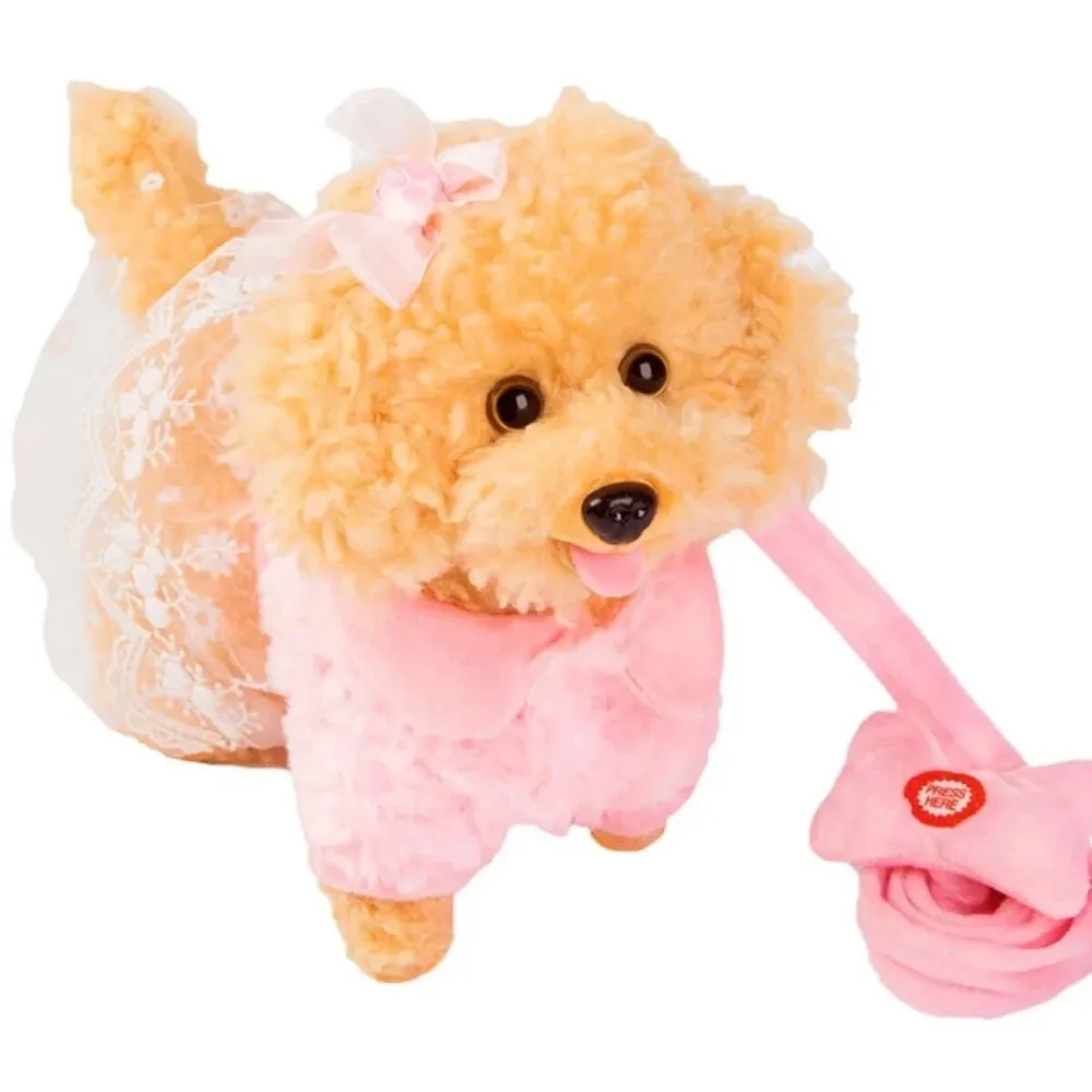 Электронные питомцы 3 цветов робот собака со звуковым управлением лающая стоячая