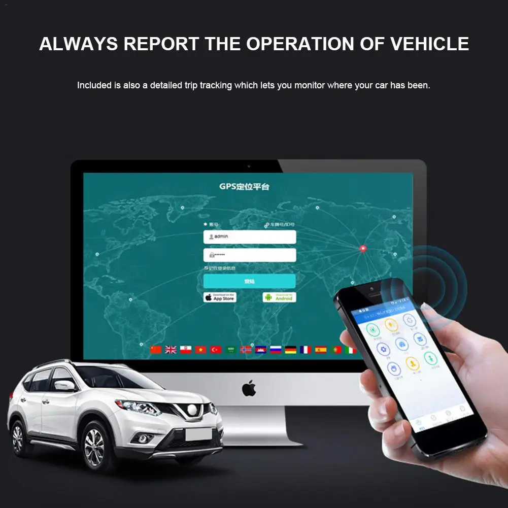 Локатор детектор 2-в-1 OBD OBD2 транспортного средства обнаружения отказа