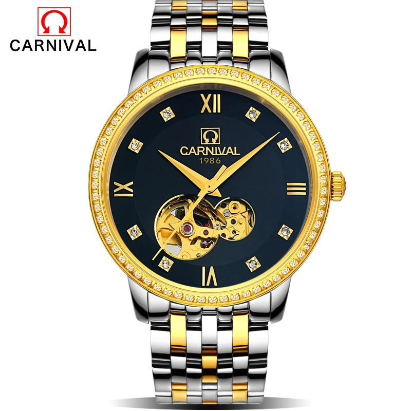 Часы наручные мужские автоматические брендовые люксовые механические для