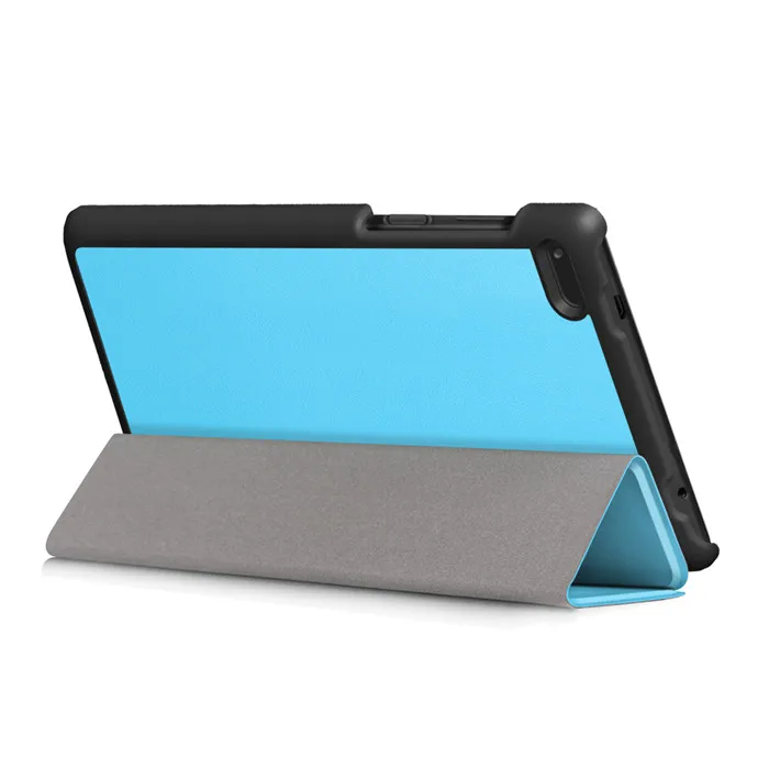 Чехол-книжка из искусственной кожи чехол для lenovo Tab4 Tab 4 7 Essential 7304X TB-7304I TB-7304X 7-ми дюймовых планшетов(Tab7 Эфирное)+ 2 шт. Экран пленка