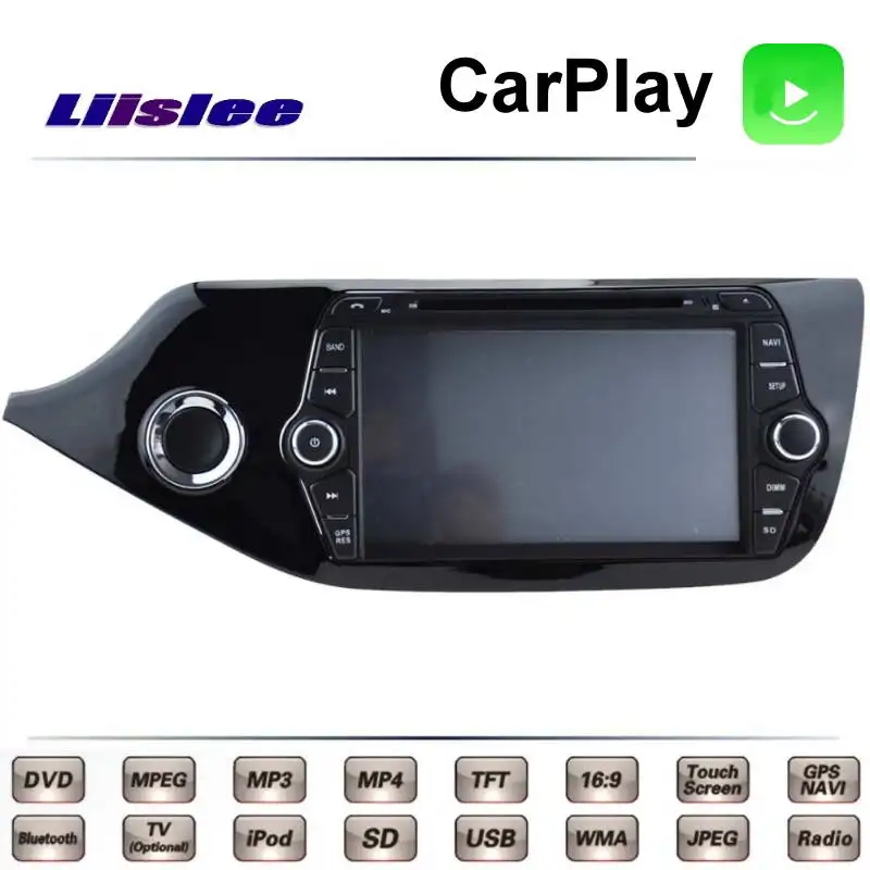 Для KIA Ceed Cee 'd JD 2012~ Автомобильный мультимедийный телевизор DVD gps Радио Carplay стиль Навигация Liislee Advanced Navi