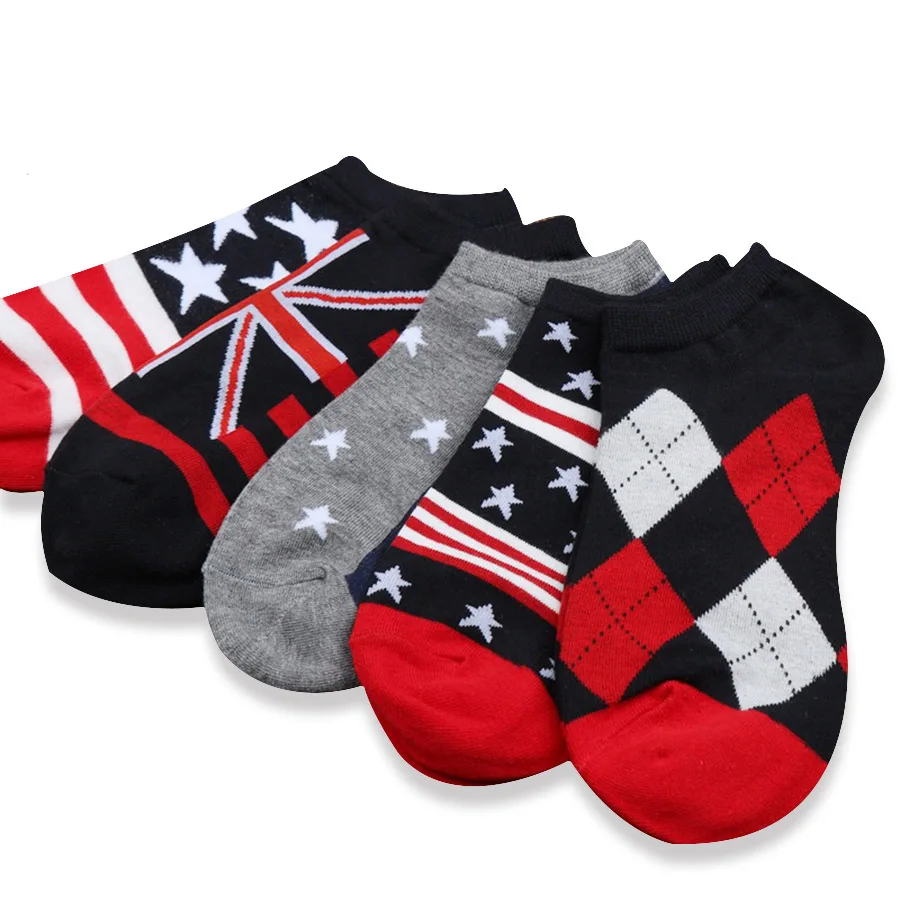 [EIOISAPRA] Национальный флаг креативный стиль носки со смешным рисунком милые