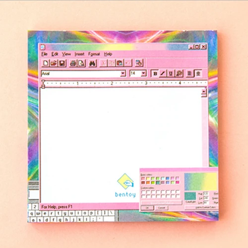 4 Kawaii компьютерная игра машина форма клейкие стикеры для заметок блокнот школьные принадлежности планировщик наклейки бумага Stationery канцелярские принадлежности - Цвет: 4