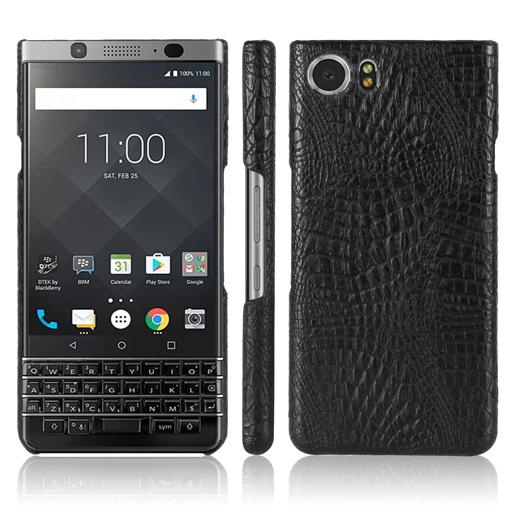 Роскошный кожаный чехол с узором из крокодиловой змеиной кожи для BlackBerry keyone