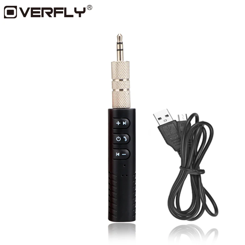 Overfly 3 5 мм беспроводной Bluetooth приемник автомобильный Handfree потоковый A2DP авто AUX