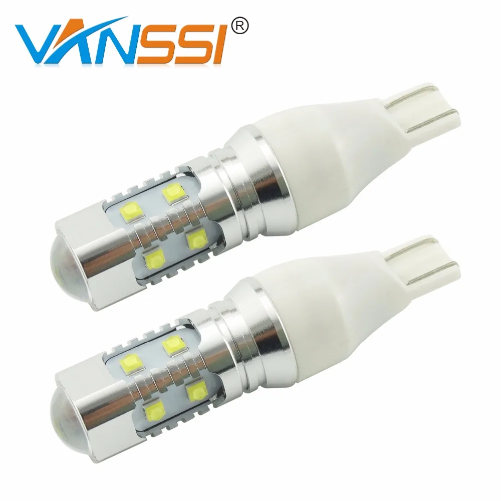 Vanssi 2 шт. очень яркий T15 T16 W16W 921 912 светодиодный лампы для резервного копирования