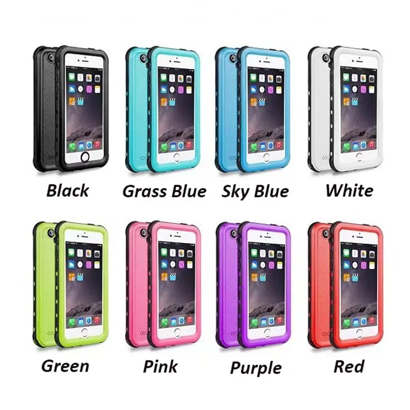 

For iPhone 6s Fingerprint Sealed Waterproof Case for iPhone 5s 6 Underwater Swimming Diving Protective Cover Bag for iphone 5 SE