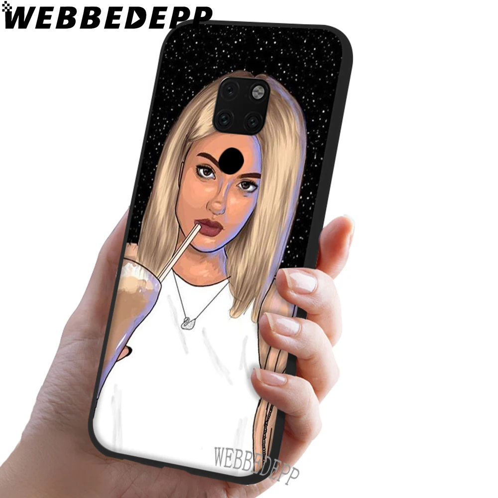 Мягкий чехол WEBBEDEPP для Huawei Honor 6 7A Pro 7C 8C 7X 8X 8 9 10 lite Note10|Бамперы| |