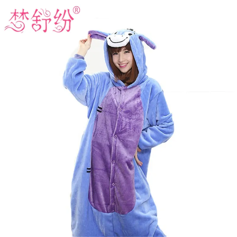Пижамы для взрослых животных пижамы один кусок Onesies женщин Плюс Размер Onesie