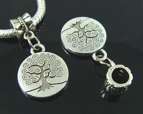 Free Shipping retro fashion Tibetan silver Tree bead 60Pcs Fit necklace and pendant | Украшения и аксессуары