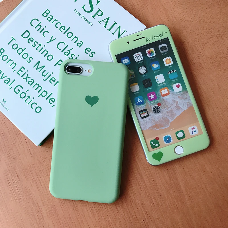 Для iPhone XS max XR X жидкий силиконовый чехол для задней панели и защитная пленка из