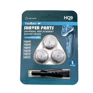 Бритвенные головки для Philips Norelco HQ9, 3 шт., нержавеющая сталь, HQ8290, HQ9020, HQ9070, HQ9080, HQ8172, HQ8173, HQ8200, HQ8240, HQ9161, HQ9190