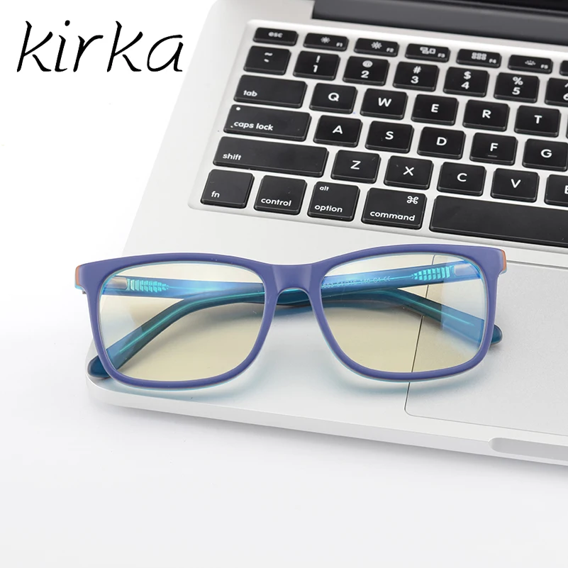 Kirka анти Синие лучи защита компьютерные очки для мужчин женщин чтение