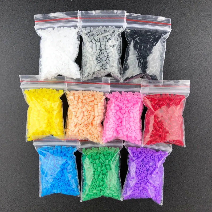 500 шт./пакет perler PUPUKOU бусины 2,6 мм Хама бусины для детей образовательных головоломки игрушки "Сделай своими руками" предохранитель Pegboard