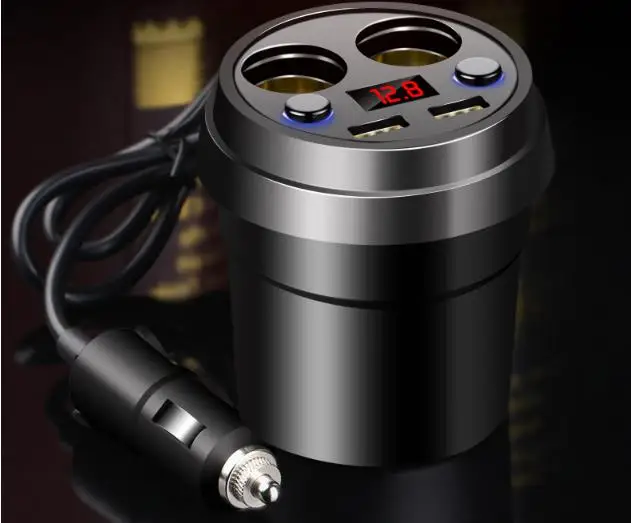 Cup-type car charger one minute two mobile phone dual USB for cigarette lighter | Компьютеры и офис