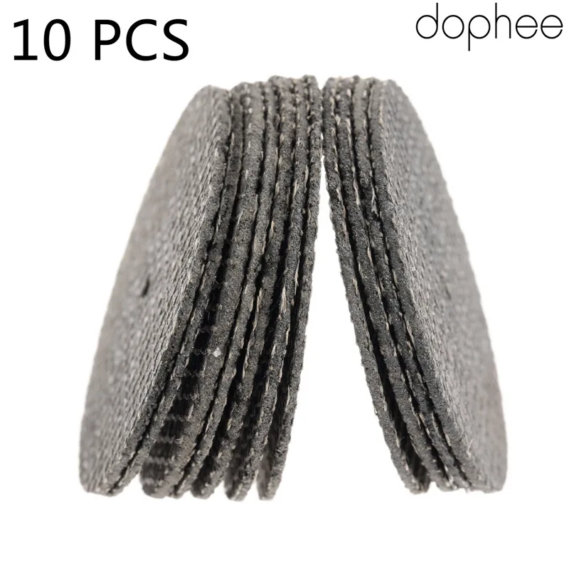 Dophee 10 шт. Dremel аксессуары 38 мм Fibre Смола отрезать диск колеса двойной режущий